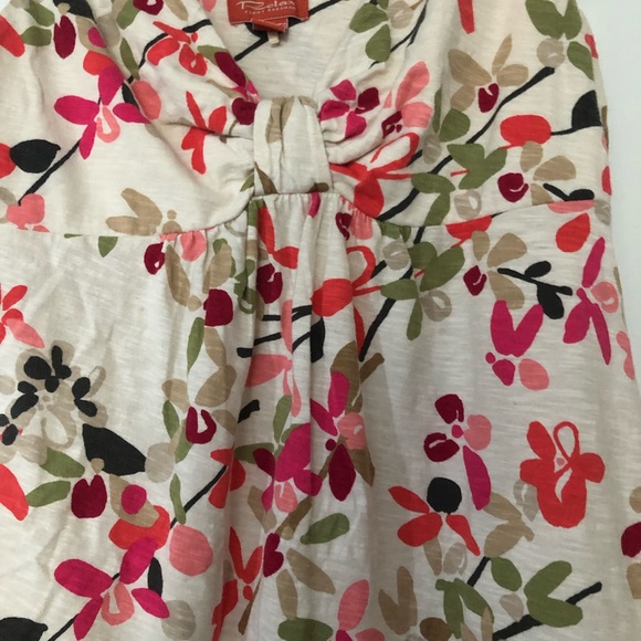 Tommy Bahama cream and red floral sundress - Picture 3 of 3